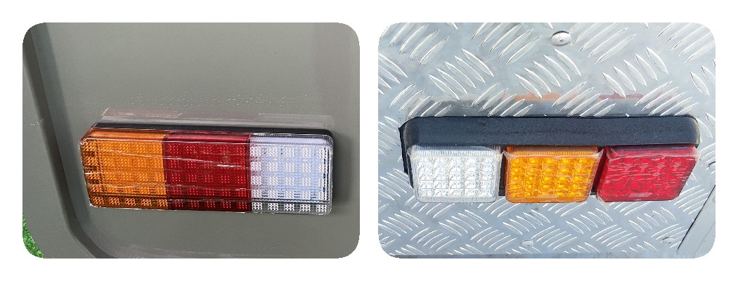 LED food concession trailer tail lights